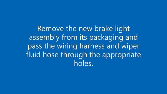 2014 Hyundai Tucson Upper Brake Light Replacement смотреть онлайн