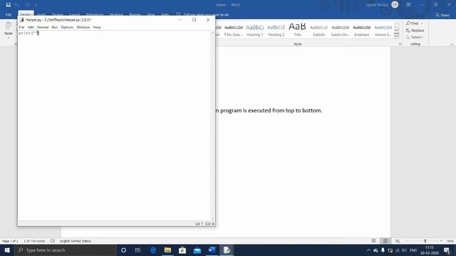 1.5.1 | Flow of control - Sequential | Chapter 1 Review of python basics | PYTHON CLASS 12 смотреть онлайн