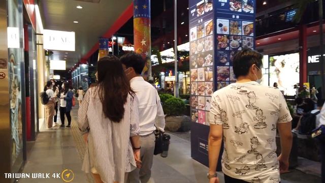 Taipei Walk Xinyi Taipei 101 Night Taiwan 2022 - 【4K】