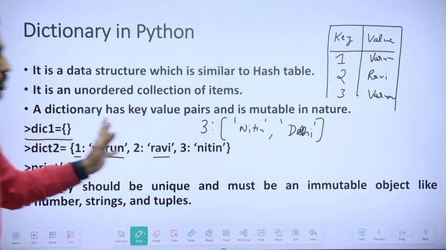 Lec-23: Dictionary in Python ? with Exs | Why accessing from Dictionary is fast | Python 4 Beginner смотреть онлайн