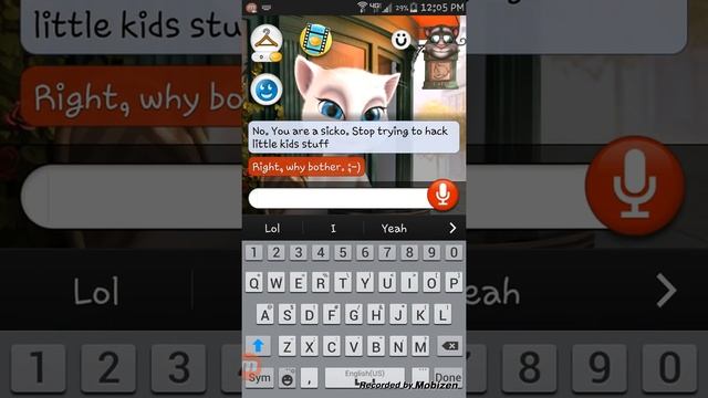 Talking Angela Trying To Talk To Hacker