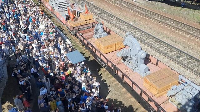 Поезд победы в Невьянске. смотреть онлайн
