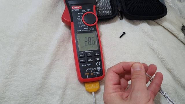 UNI-T ut208b temp probe problem смотреть онлайн