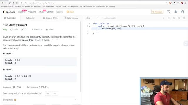 Majority Element Solution - Leetcode смотреть онлайн