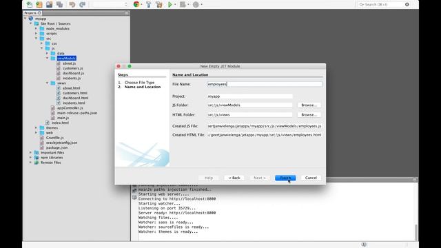 Oracle JET - Lesson 1 - Part 8: Oracle JET Modules смотреть онлайн