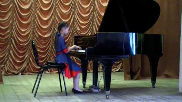 Скурат Анна, 1 класс Киреевской ДШИ, Н. Торопова Этюд для Полины смотреть онлайн