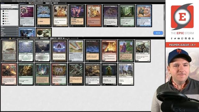 CosmicCharles's Land Grant Cycle Storm! Tinder Wall over... DARK RITUAL?! MTG Pauper Combo Deck смотреть онлайн
