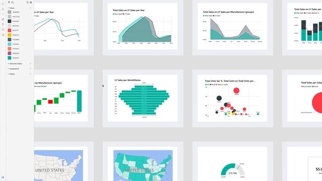 Power BI Visual Sheets Adobe XD смотреть онлайн