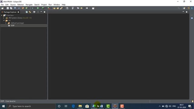 JAVA BASIC - How to create package and class in eclipse смотреть онлайн