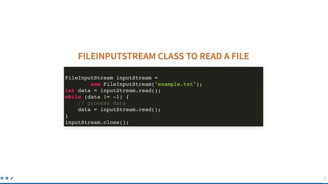 File Streams in java смотреть онлайн