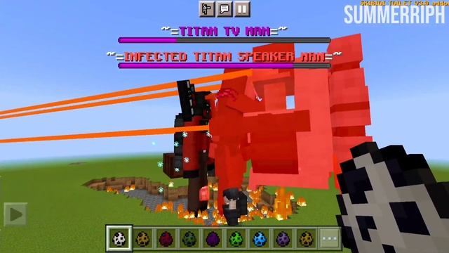 Skibidi Toilet ADDON UPDATE in Minecraft PE смотреть онлайн