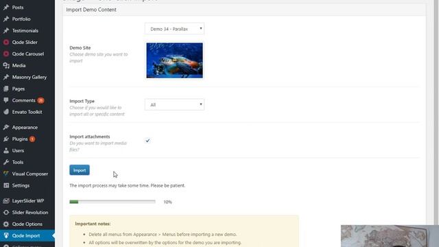 Create Parallax Website using Bridge - Creative Multi-Purpose WordPress Theme смотреть онлайн