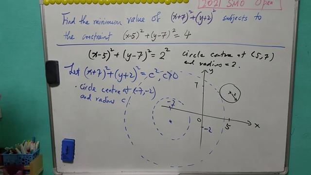 Finding minimum value without Calculus Inequality (SMO2021 Open Q8) смотреть онлайн