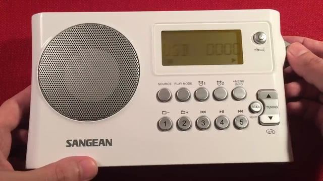 Sangean PR-D14 AM FM Stereo USB MP3 Portable Radio Review смотреть онлайн