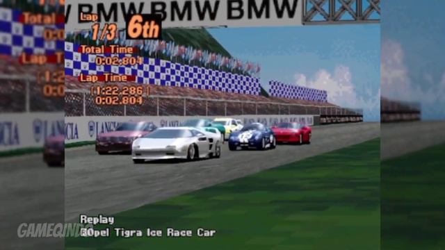 Gran Turismo 2 | OPEL TIGRA ICE RACE CAR | Tahiti Road | PSX смотреть онлайн