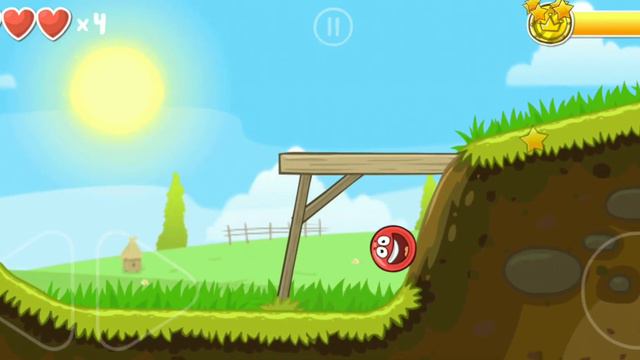 Red Ball 4. Красный шарик. Прохождение. Уровень 1, 2, 3, 4, 5 смотреть онлайн