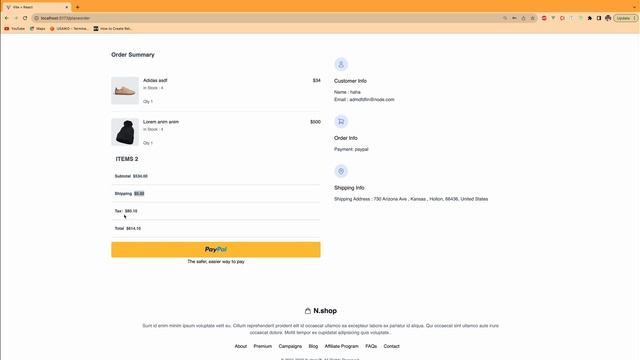 Responsive Ecommerce website with React , Nodejs , Express, Mongose DB & Tailwindcss 2023 (DEMO) смотреть онлайн