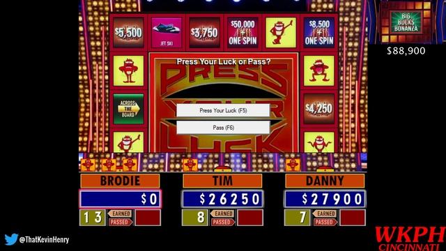 Press Your Luck Big Bucks Bonanza Tournament (Semi-Final Game 1) смотреть онлайн