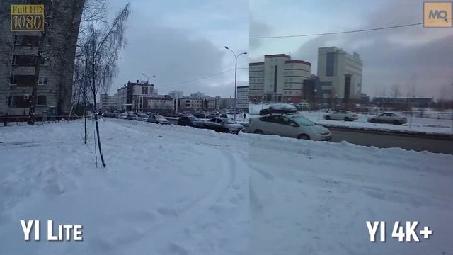 Full HD сравнение YI Lite и YI 4K+ смотреть онлайн