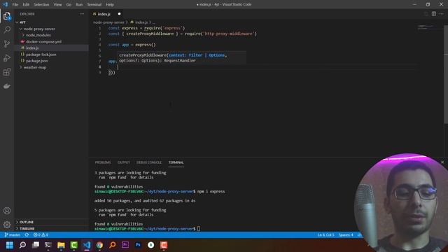 how to create a proxy server in node js implementing custom logic part 1 смотреть онлайн