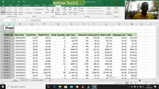 Excel Skills for Business/Excel for Beginners/ How to use Freeze panes, Split and Switch windows смотреть онлайн