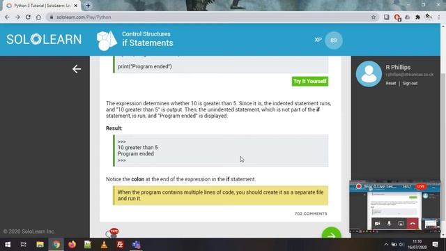 Year 8 Python Live Lesson 3 смотреть онлайн