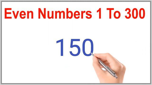 Even numbers 1 to 300 | list of even numbers between 1-300 | 1 to 300 even numbers смотреть онлайн
