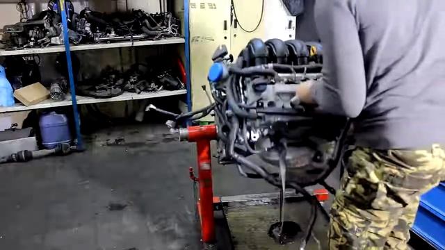 Установка двигателя Тойота Авенсис смотреть онлайн
