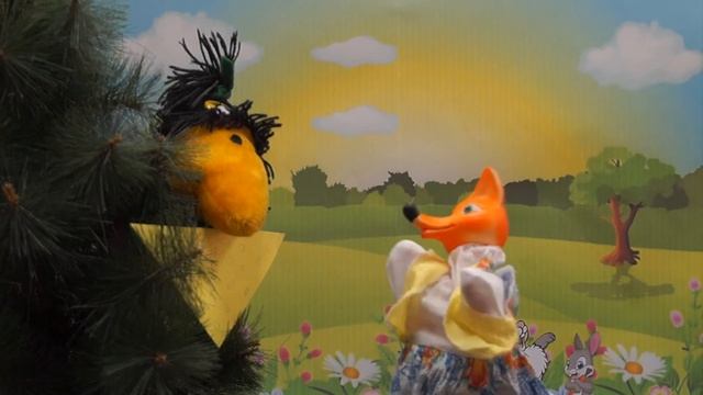 Сказки для маленьких. "Ворона и лисица" И.Крылов смотреть онлайн