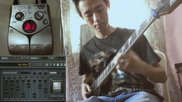 14 Years Old Zoom 505-II Effects Pedal - Mandy - Harem Scarem - Guitar Cover смотреть онлайн