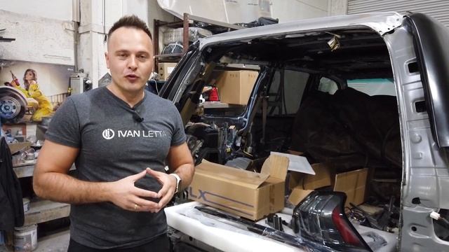 Лексус LX570 глубокий рестайлинг. Большой скачок из 2008 в 2016. Тюнинг Lexus. Замена крыльев (+16) смотреть онлайн