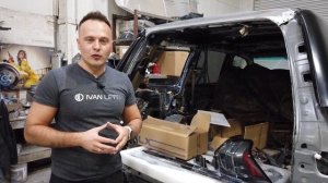 Лексус LX570 глубокий рестайлинг. Большой скачок из 2008 в 2016. Тюнинг Lexus. Замена крыльев (+16)