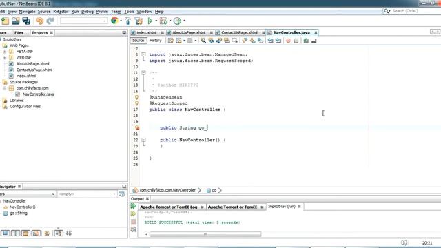 How to Create Implicit Navigation in JSF-JSF Tutorial Part 6 смотреть онлайн