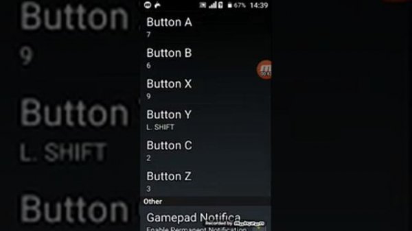 Настройка приложения Gamepad