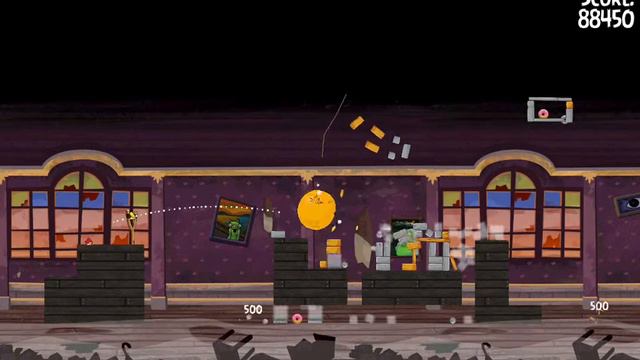 Haunted Hogs 1-9 | Score 126650 | Angry Birds Seasons смотреть онлайн
