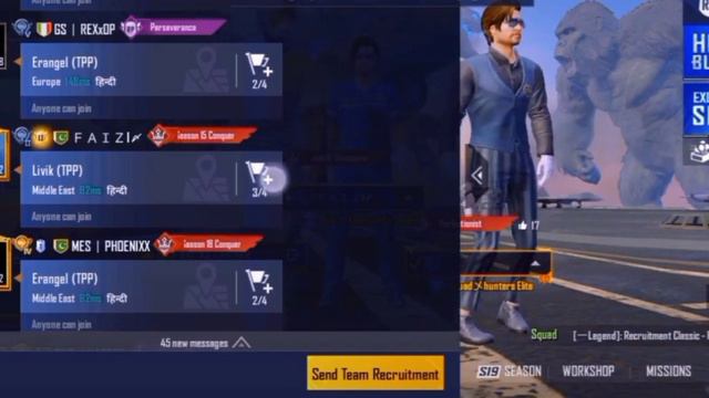 tarki rendom teammates // in PUBG mobile wait for end🤣 смотреть онлайн