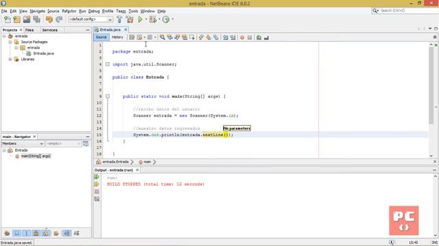 Curso Java | Entrada de datos con scanner смотреть онлайн