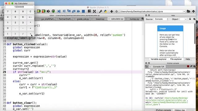 GUI Calculator Using Tkinter Serie 5 смотреть онлайн
