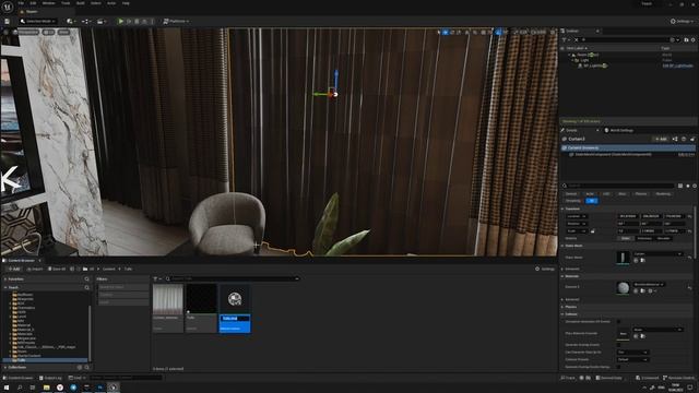 Материал тюли в Unreal engine 5/Tulle material for Lumen in Unreal Engine 5 смотреть онлайн