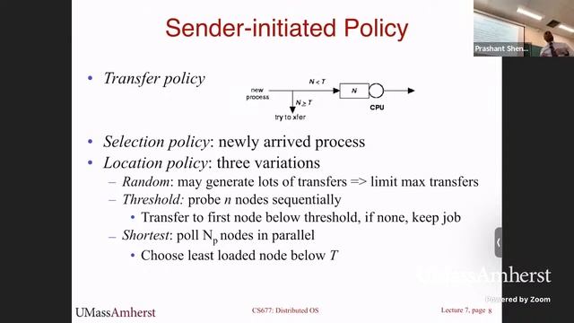 UMass CS677 (Spring '23) - Lecture 07 - Distributed and cluster scheduling смотреть онлайн