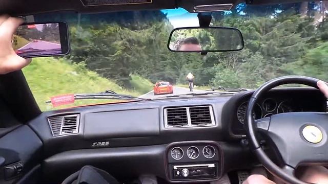 Silvretta Pass descent, Ferrari F355 Spider and TVR смотреть онлайн