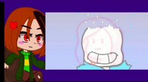 реакция персонажей андертейл на гличтейл