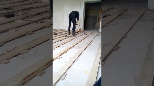 ПОЛЫ обрешетка под ДСП смотреть онлайн