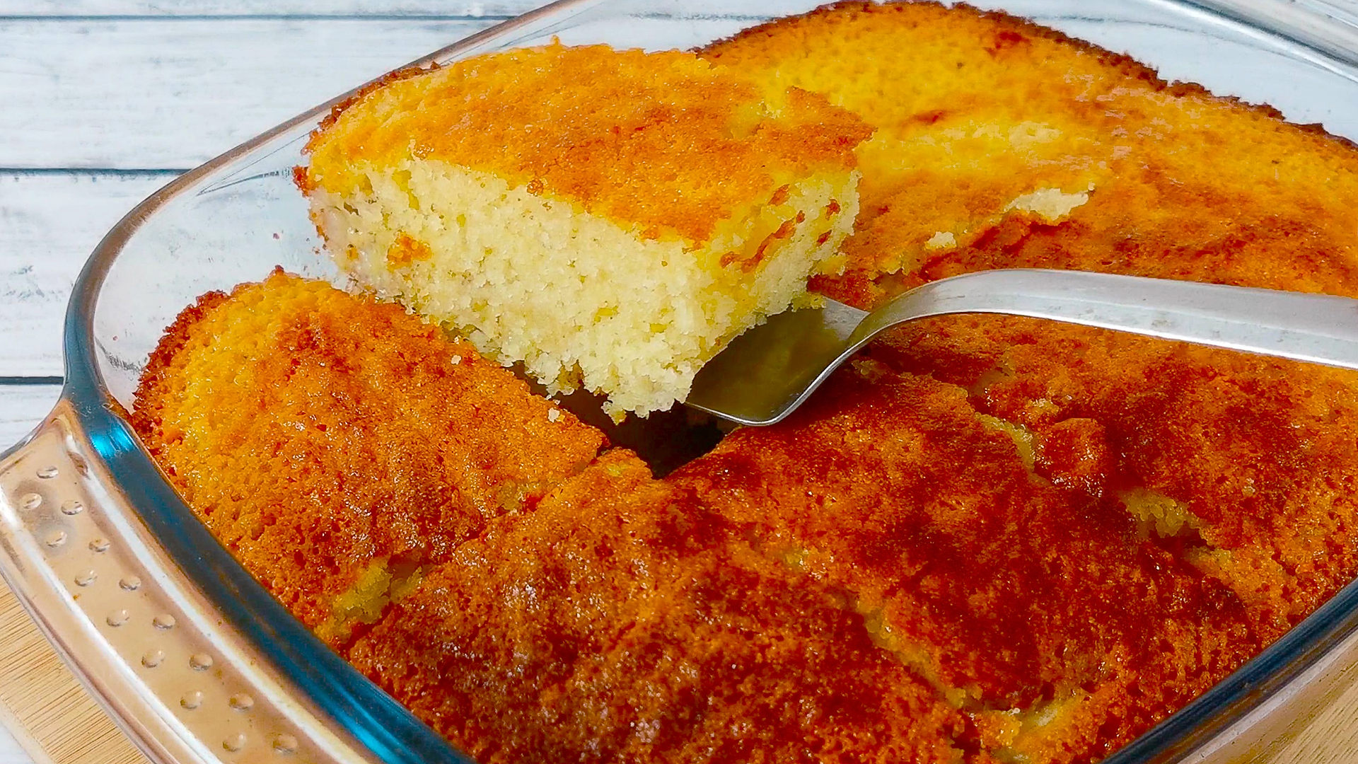 Манник с бананами на кефире, без муки. Простой бабушкин рецепт смотреть онлайн