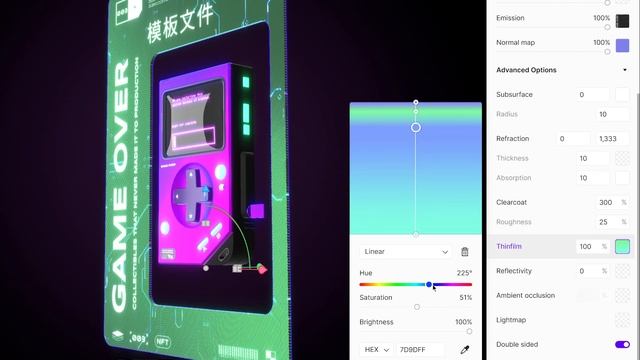 Create an NFT card | Advanced 3D materials using Figma and Vectary смотреть онлайн