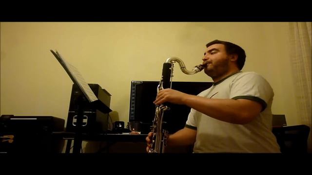 Rudolf Jettel - The Accomplished Clarinettist Book 2 - Study 10 on Bass Clarinet смотреть онлайн