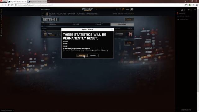Reset Stats Battlefield 4 Сброс статистики Battlefield 4 смотреть онлайн