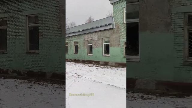 Окраска стен здания. Ч3 #remontstroy35 #строительство #ремонтквартир