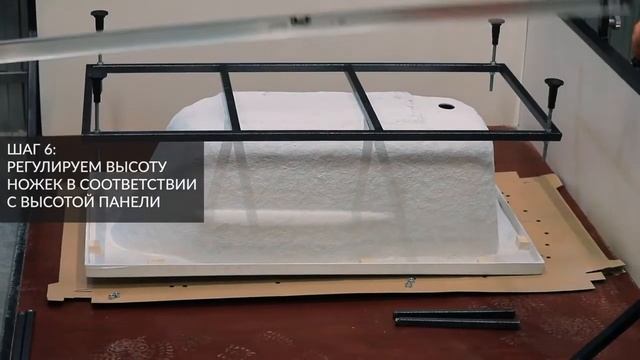 Установка типовых акриловых ванн Cersanit на раму (каркас): видеоинструкция смотреть онлайн