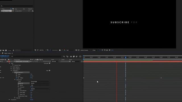 How To Create a Simple but Professional Text Animation in After Effects смотреть онлайн